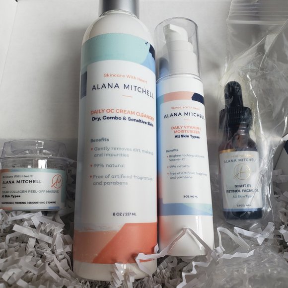 Alana Mitchell Organic Anti-Aging Retinol Skincare Kit - Picture 4 of 10